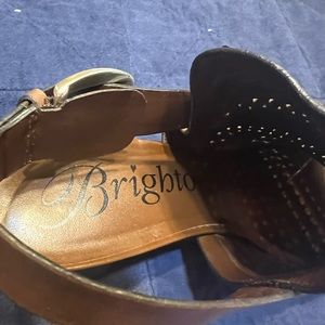 Brighton stacked 2” heeled sandals